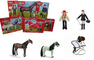 6pc Paradise 10 Horse, Pony, 2 Dolls, Saddle & Accesories Scale 19 