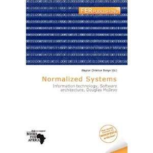    Normalized Systems (9786200511874) Waylon Christian Terryn Books