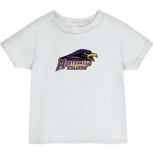  Montevallo Falcons White Toddler/Kids Logo T Shirt 