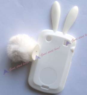Rabbit Silicone TPU Skin Protector Case Cover For Blackberry Bold 9900 