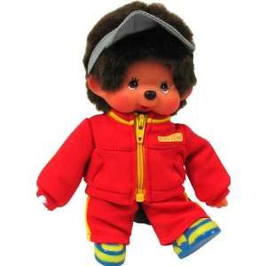    Monchhichi Boy In Red Overcoat Plush Doll 2218 Toys & Games
