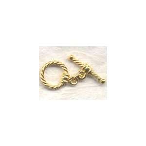  Vermeil style Twist Toggle Arts, Crafts & Sewing