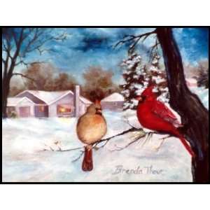  Winters Serenity Cardinal Postage