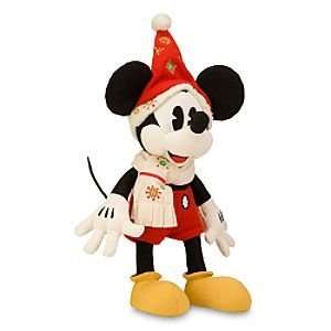    Disney Classic Holiday Mickey Mouse Plush    16 Toys & Games