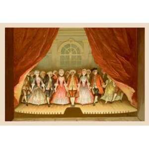   School For Scandal Cast on Stage 24x36 Giclee