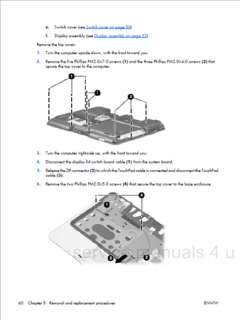 HP Pavilion TX1000 TX1100 TX1200 Service Manual PDF  