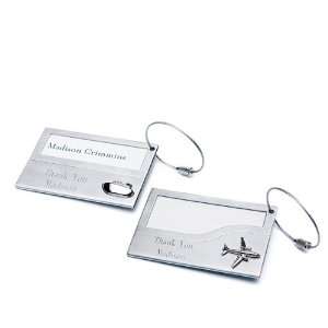 Stainless Iron Luggage Tags Set 
