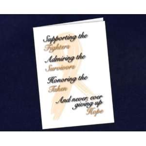  Honoring Card   Orange Ribbon (1 Box) Arts, Crafts 
