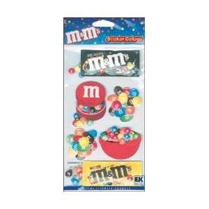  M&M Candy Pieces Dimensional Scrapbook Stickers (MMJB001 