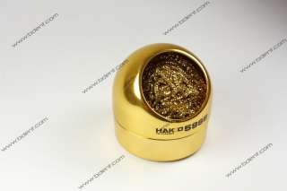 NEW Hakko Soldering Iron Tip Cleaner Brass Sponge and Holder   599B 02 