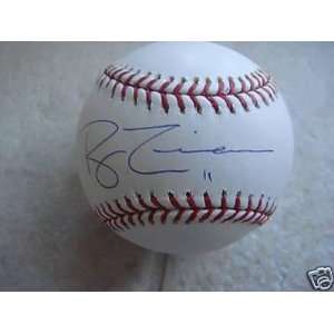  Ryan Zimmerman Autographed Baseball   Autographed 