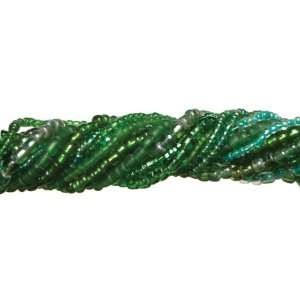  Jewelry Basics Seed Bead Mix 90 Grams/Pkg Bright Green 