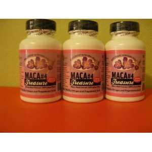 Maca #4 Value Pack 3 Pack Treasure Promotes healthy Estrogen and 