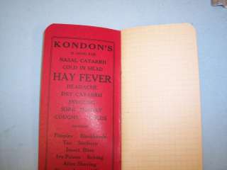   Kondon Nasal Catarrh Cold and Fever Jelly Pocket Memo Booklet  