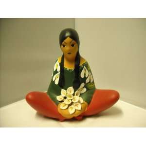  Mexican Lady Holding Calla Lilies Statue New Everything 