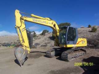 New Holland 130 LT Excavator w/Hydraulic Thumb  
