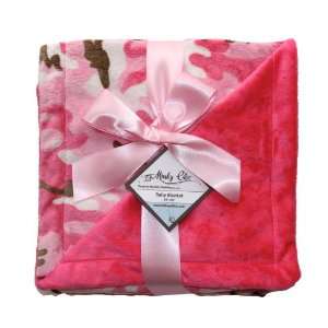  Minky Pink Cameo Baby Blanket Baby
