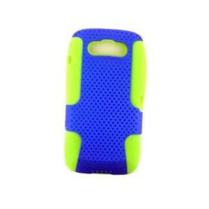   LAYERS COVER CASE PERFECT FIT  GLOSSY BLUE / NEON GREEN Cell Phones