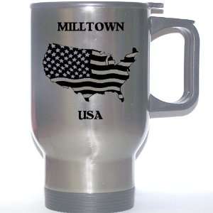  US Flag   Milltown, New Jersey (NJ) Stainless Steel Mug 