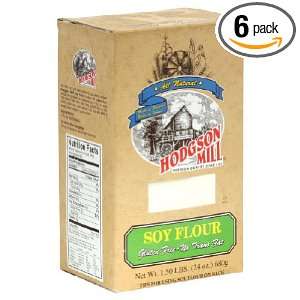 Hodgson Mill Flour Soy, 24 Ounce (Pack of 6)  Grocery 
