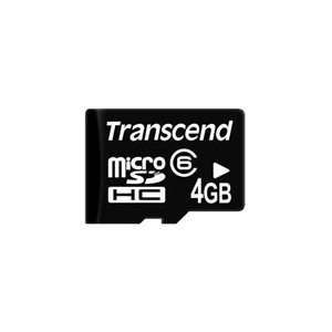   4GB microSD High Capacity (microSDHC) Card   Class 6 Electronics