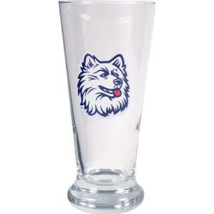  Connecticut Huskies Logo Pilsner Glass