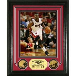  Dwayne Wade 24KT Gold Coin Photo Mint