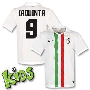 10 11 Juventus Away Jersey + Iaquinta 9 (Fan Style)   Boys  