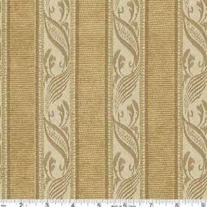  54 Wide Waverly Morris Stripe Golden Fabric By The Yard 