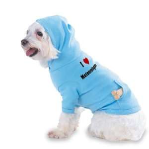  I Love/Heart Meteorologists Hooded (Hoody) T Shirt with 