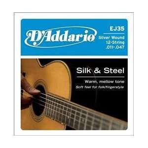   Silver Wound 12 String .011 .047 Guitar Strings Musical Instruments