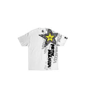  MSR Metal Mulisha Rockstar Storm T Shirt, White, Size XL 