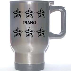  Personal Name Gift   PIANO Stainless Steel Mug (black 