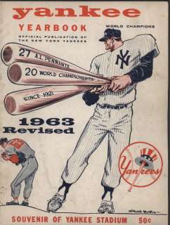 1963 New York Yankees Yearbook   Revised  