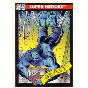  1990 Impel Marvel #46 The Beast Trading Card Everything 