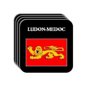  Aquitaine   LUDON MEDOC Set of 4 Mini Mousepad Coasters 