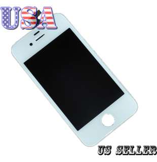 New iPhone 4Gs 4S LCD Digitizer Frame Assembly White  