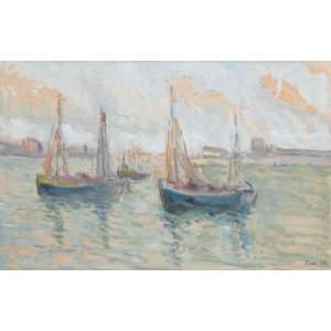  FRAMED oil paintings   Maximilien Luce   24 x 16 inches 