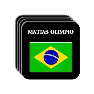  Brazil   MATIAS OLIMPIO Set of 4 Mini Mousepad Coasters 