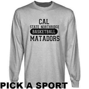  Cal State Northridge Matadors Ash Custom Sport Long Sleeve 