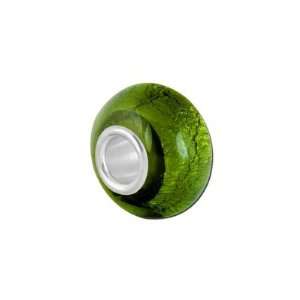   Olive Murano Glass Bead   Interchangeable Arts, Crafts & Sewing