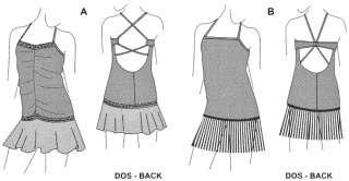 Jalie Misses & Girls Flapper Ice Dancing Dress Pattern  