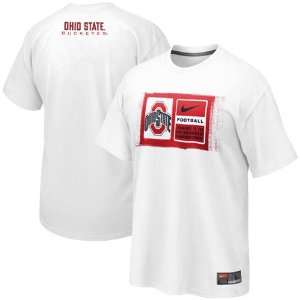  Nike Ohio State Buckeyes 2011 Team Issue T shirt   White 