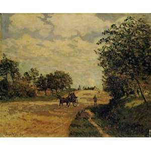  Oil Painting The Road from Mantes to Choisy le Roi 