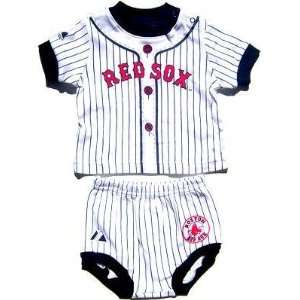NEWBORN Baby Infant Boston Red Sox Jersey Diaper Set  