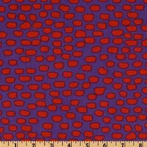  44 Wide On The Rio Grande Scale Dots Purple Fabric By 
