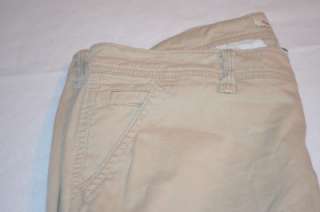   Fitch Womens Long Shorts Size 10 Medium Khaki Colored Stretch  