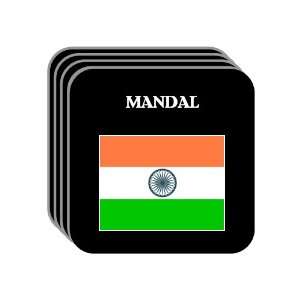  India   MANDAL Set of 4 Mini Mousepad Coasters 