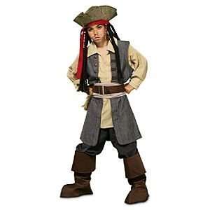   Jack Sparrow Pirate Costume Size 2/3 XXS 