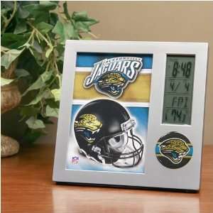  Jacksonville Jaguars Team Desk Clock & Thermometer Sports 